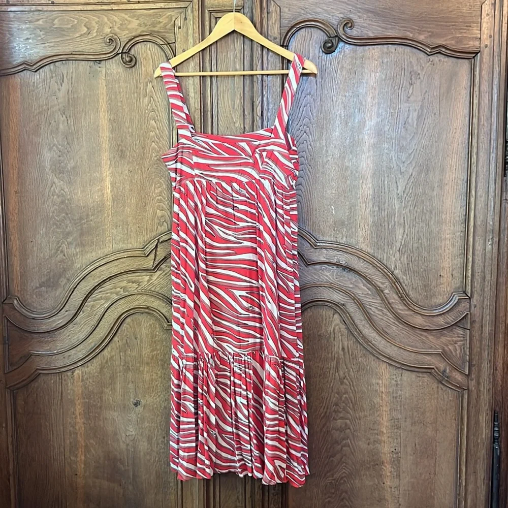 Michael Kors Soft Zebra Midi Dress